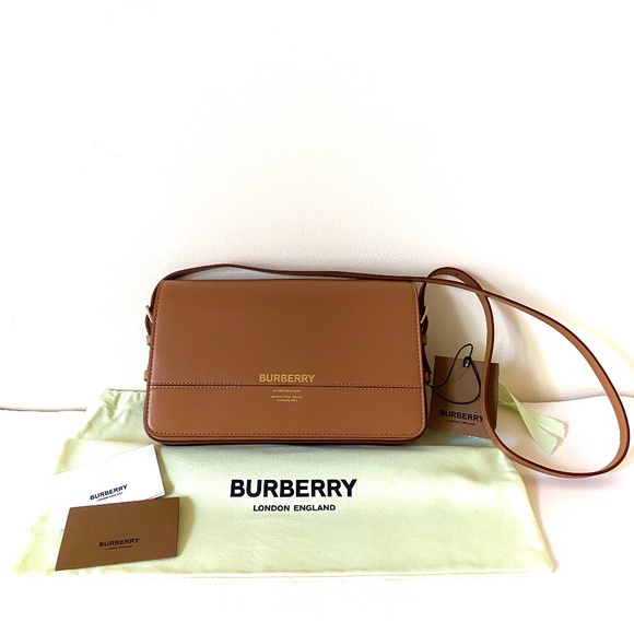 Burberry Grace Nutmeg Leather Shoulder Bag / Cross Body Bag - Picture 14 of 16
